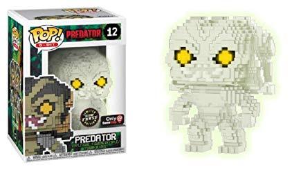 Funko Pop! Predator 8 Bit Exclusive Glow (GID) Chase #12