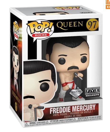 Funko Pop! Queen (Diamond) Freddie Mercury #97