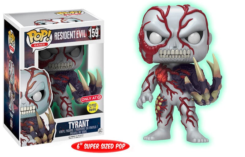 Funko Pop! Resident Evil Tyrant (Glow In The Dark) Exclusive 6 Inch #159