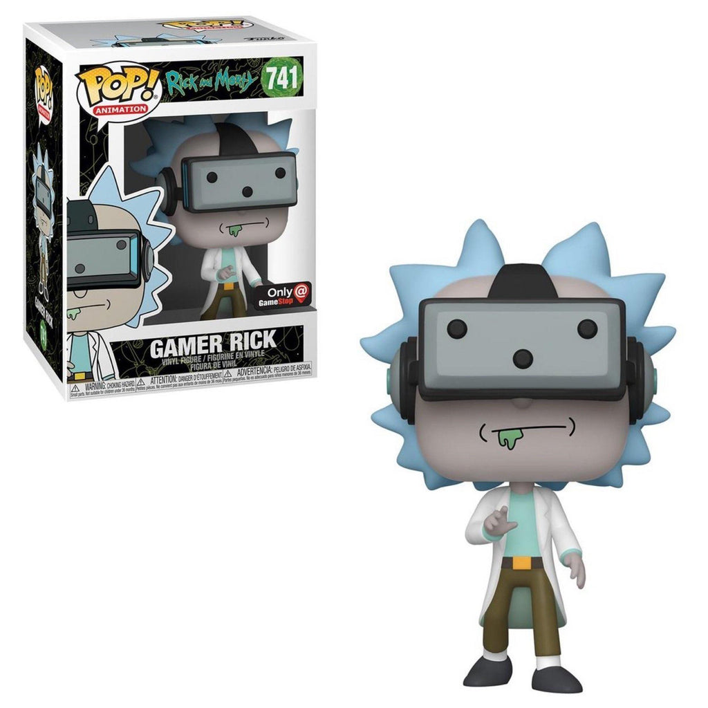 Funko Pop! Rick and Morty Gamer Rick Exclusive #741