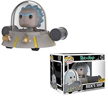 Funko Pop! Rick and Morty Rick's Ship Exclusive #34 (Heavy Box