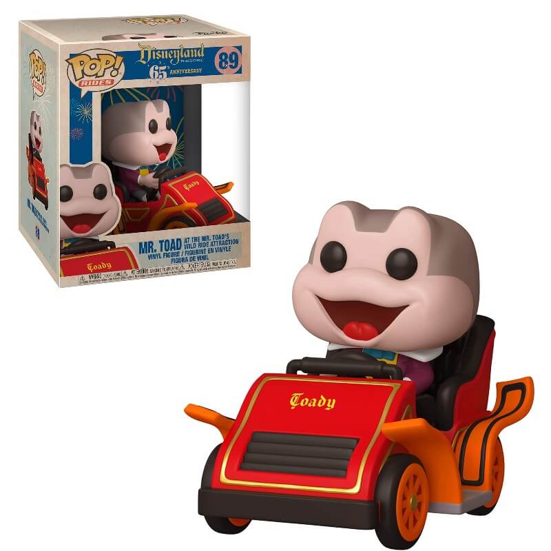 Funko Pop! Rides Disney 65th Mr Toad in Car #89