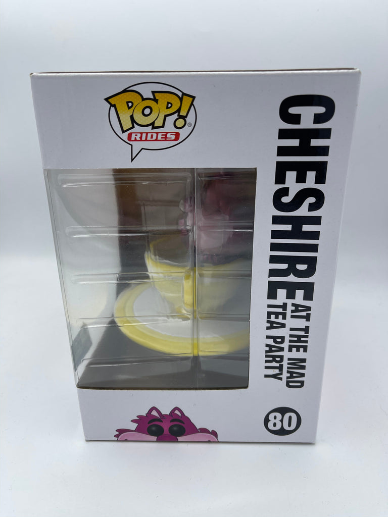 Funko Pop! Rides Disney Mad Tea Party Cheshire Cat at the Mad Tea Party Exclusive (Limited to 2000) (Light Box Damage) (Sticker Peeling) Funko 