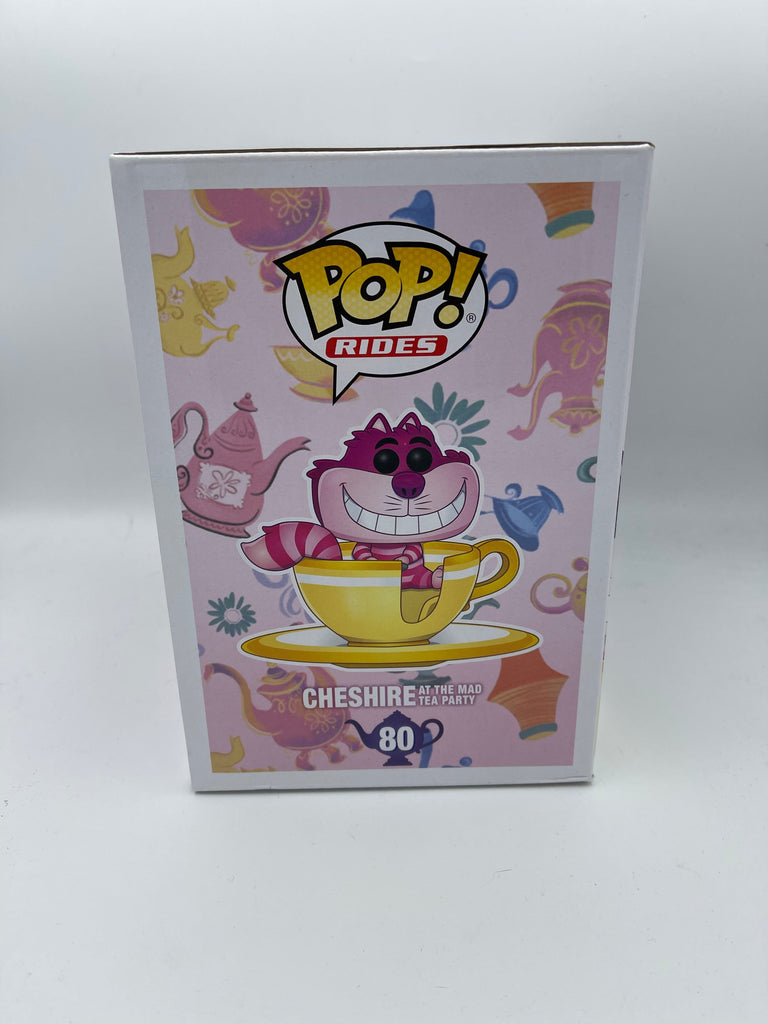 Funko Pop! Rides Disney Mad Tea Party Cheshire Cat at the Mad Tea Party Exclusive (Limited to 2000) (Light Box Damage) (Sticker Peeling) Funko 