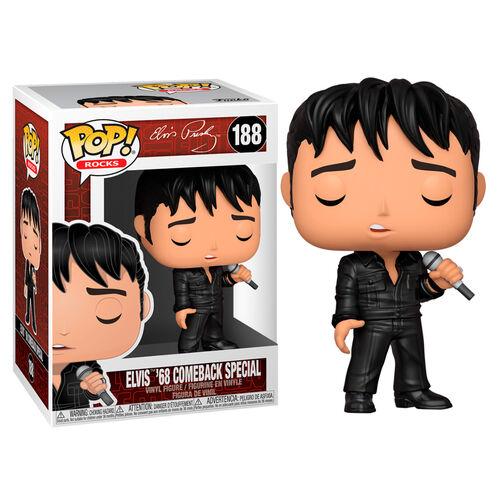 Funko Pop! Rocks Elvis 68 Comeback Special #188