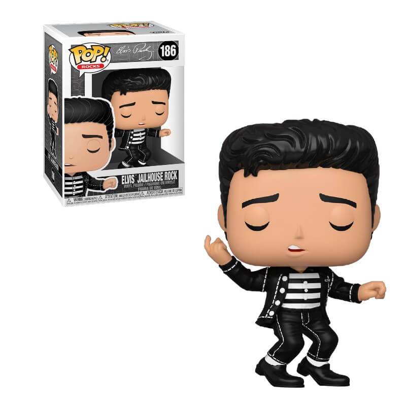 Funko Pop! Rocks Elvis Jailhouse Rock #186