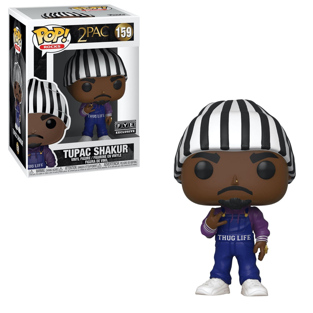 Funko Pop! Rocks Tupac Shakur (Thug life Overalls) Exclusive #159