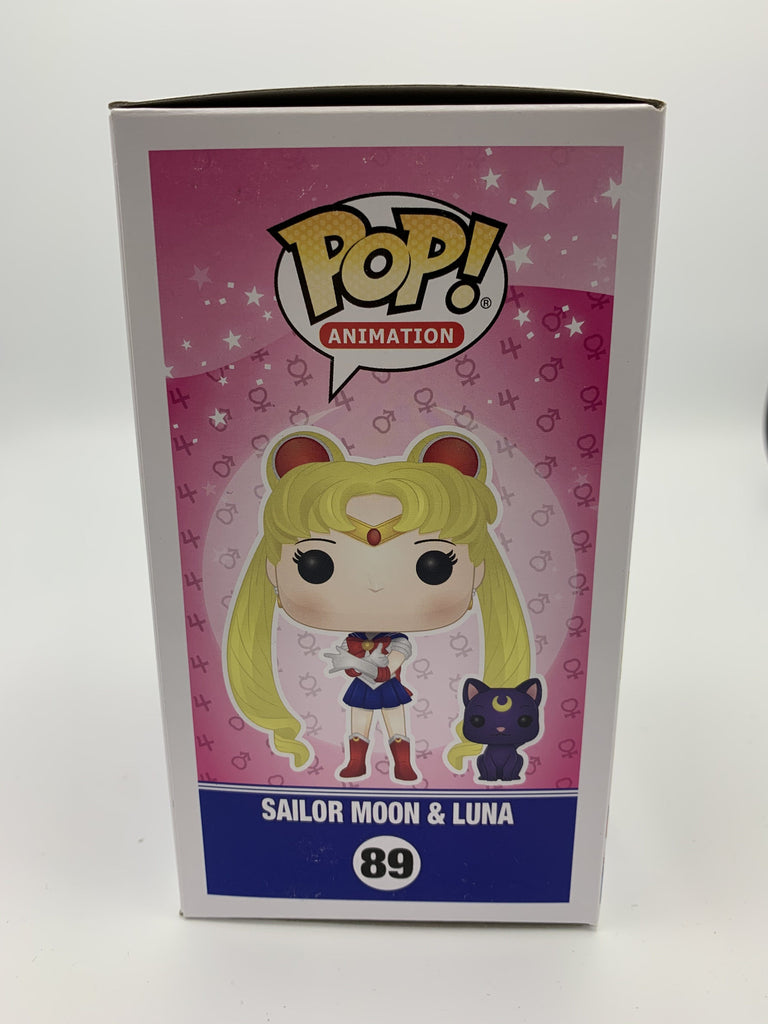 Funko Pop! Sailor Moon with Luna (Glitter) Exclusive #89 (Shelf Wear) Funko 