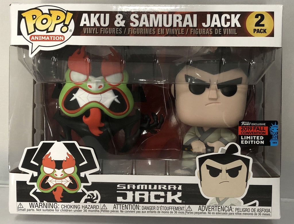 Funko Pop! Samurai Jack Aku and Samurai Jack 2 Pack Funko 