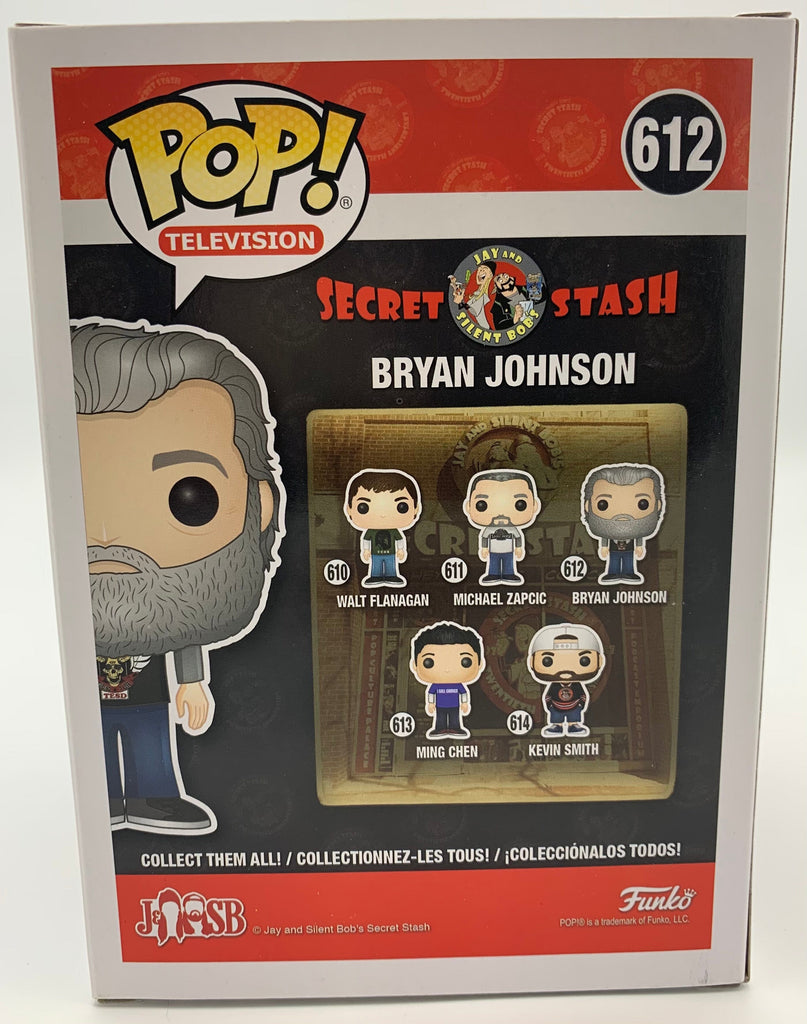 Funko Pop! Secret Stash Bryan Johnson Autographed Signed by Bryan Johnson #612 Funko 