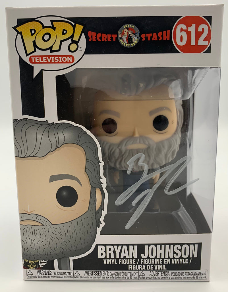 Funko Pop! Secret Stash Bryan Johnson Autographed Signed by Bryan Johnson #612