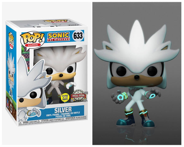 Funko Pop! Sonic The Hedgehog Silver (Glow) Exclusive #633