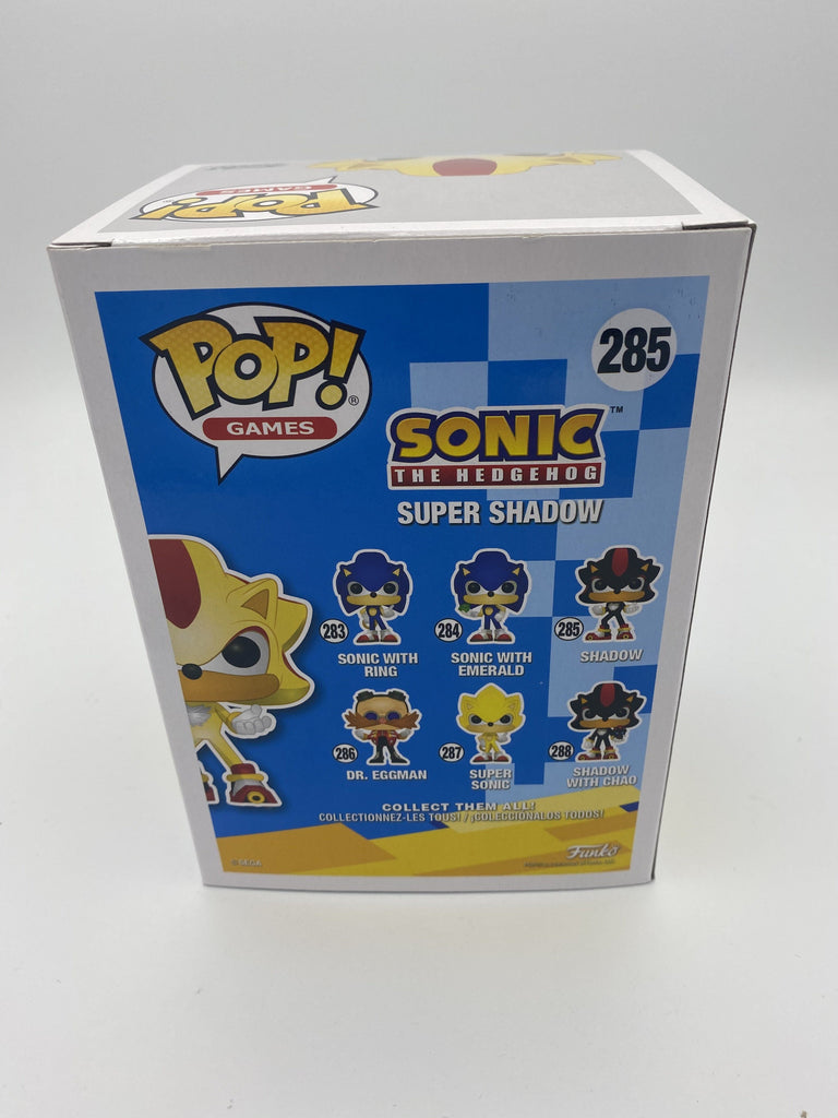 Funko Pop! Sonic The Hedgehog Super Shadow E3 Exclusive (1500 Pcs) #285 (Shelf Wear) Funko 