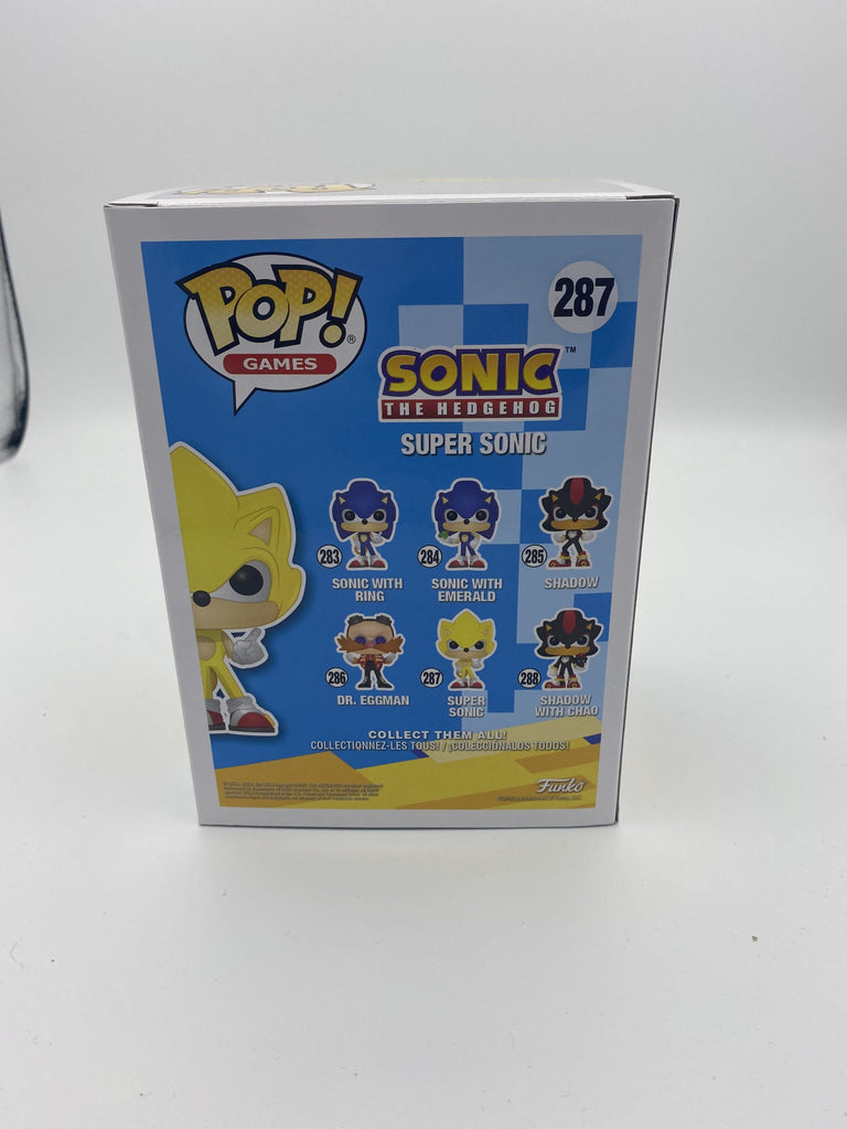 Funko Pop! Sonic the Hedgehog Super Sonic Exclusive #287 (Shelf Wear) Funko 