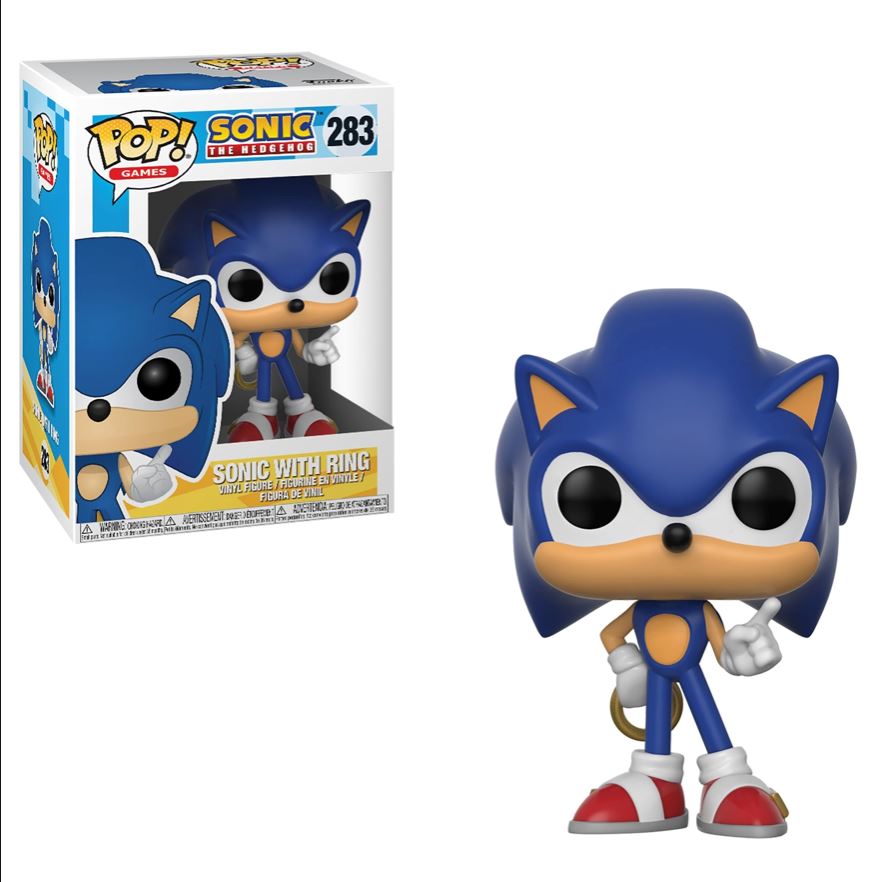 Funko Pop! Sonic the Hedgehog with Ring #283