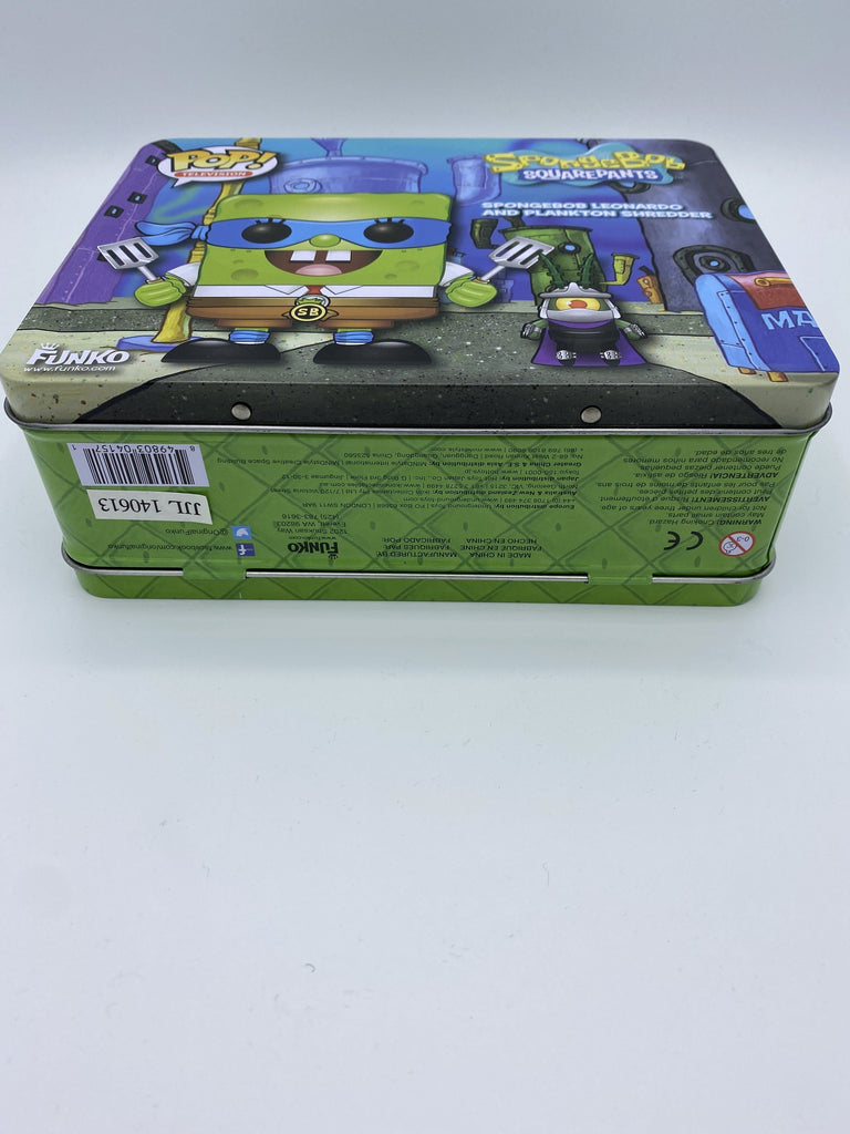 Funko Pop! Spongebob Leonardo and Plankton Shredder Ninja Turtles Lunchbox SDCC Exclusive (480 pcs) Funko 