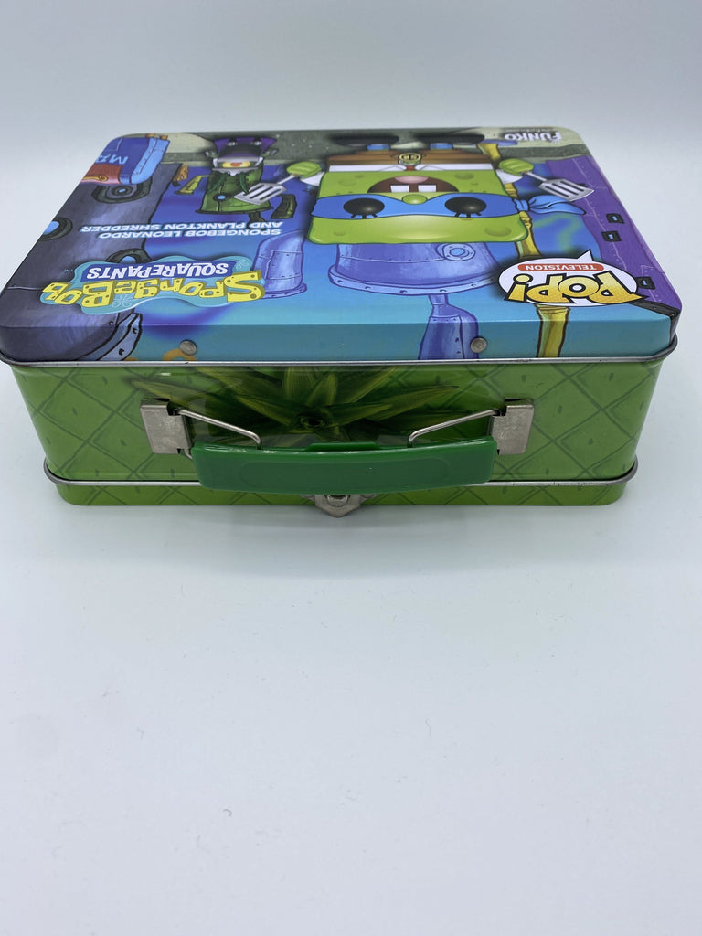 Funko Pop! Spongebob Leonardo and Plankton Shredder Ninja Turtles