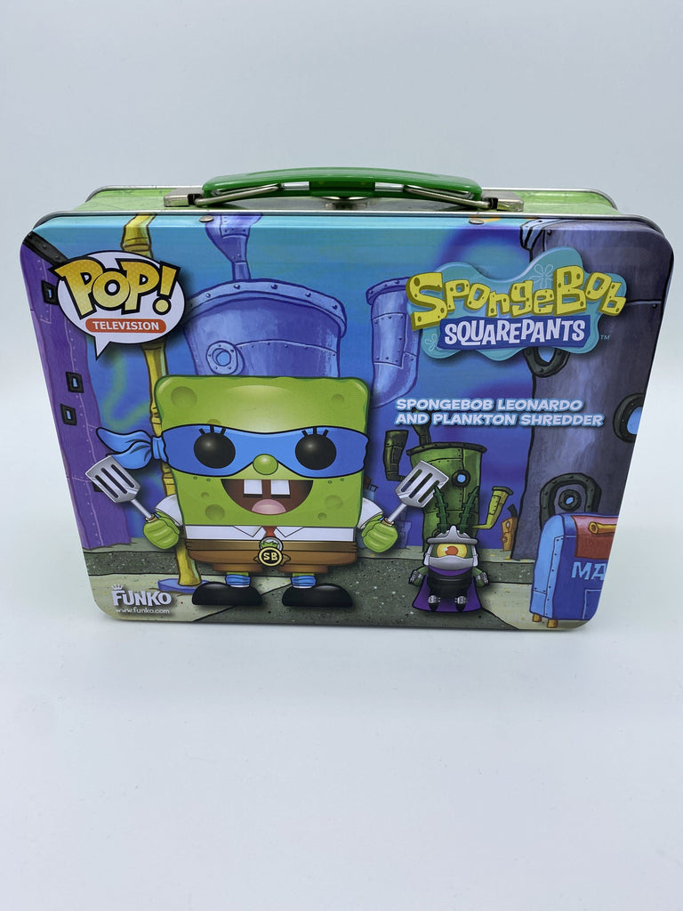 Funko Pop! Spongebob Leonardo and Plankton Shredder Ninja Turtles