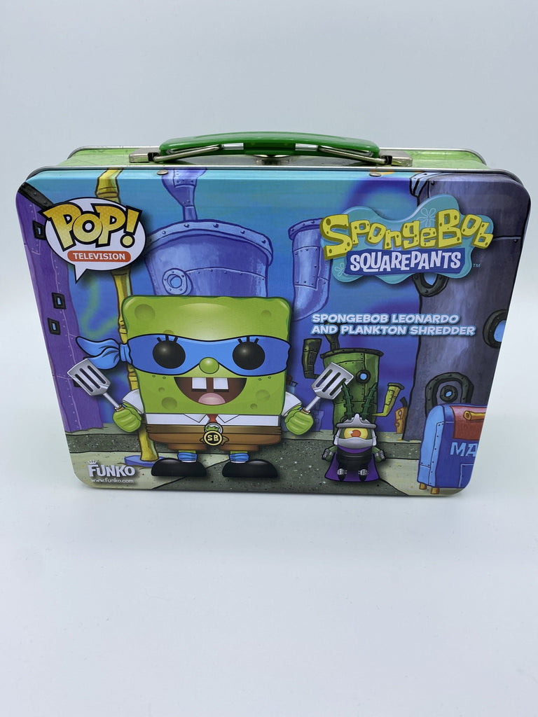Funko Pop! Spongebob Leonardo and Plankton Shredder Ninja Turtles Lunchbox SDCC Exclusive (480 pcs) Funko 