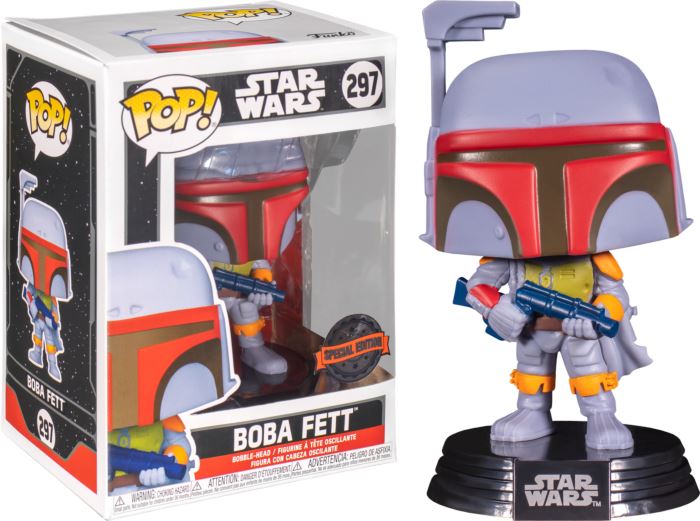 Funko Pop! Star Wars Boba Fett Vintage Colors Exclusive #297