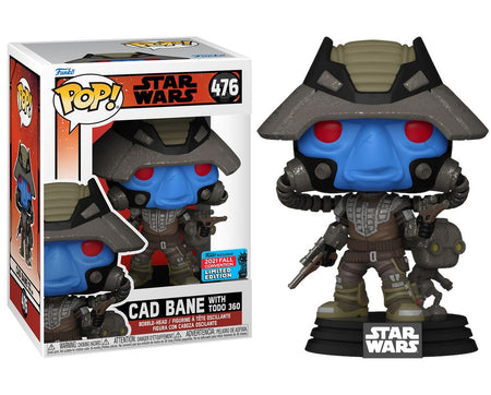 Box Damage) Funko Pop! Star Wars Cad Bane with Todo 360 Fall