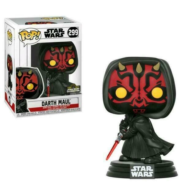 Star Wars Darth Maul (Hooded) Galactic Convention Exclusive Funko Pop! #299