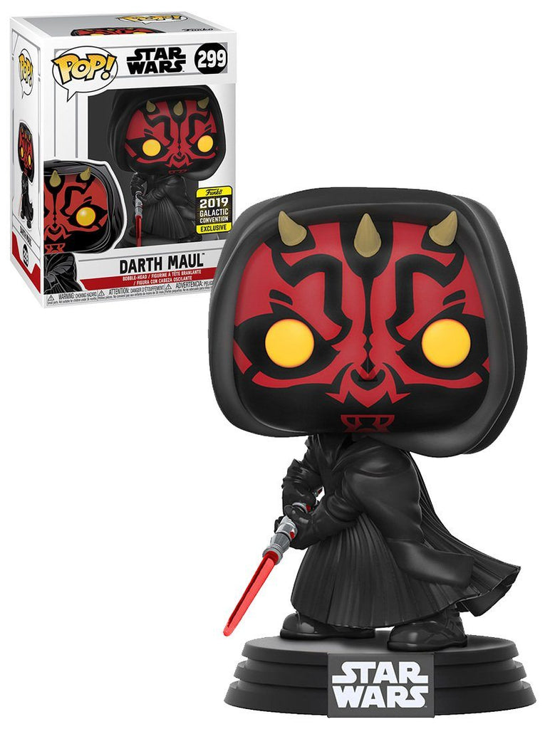 Funko Pop! Star Wars Darth Maul Hooded Galactic Convention Exclusive #299