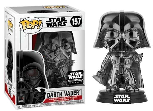 Funko Pop! Star Wars Darth Vader (Black Chrome) Exclusive #157