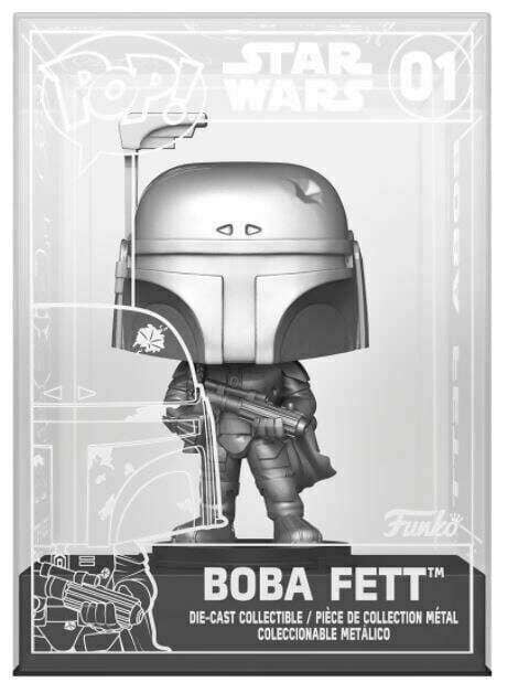 Funko Pop! Star Wars Die Cast Boba Fett Chase Exclusive #01 (Opened)