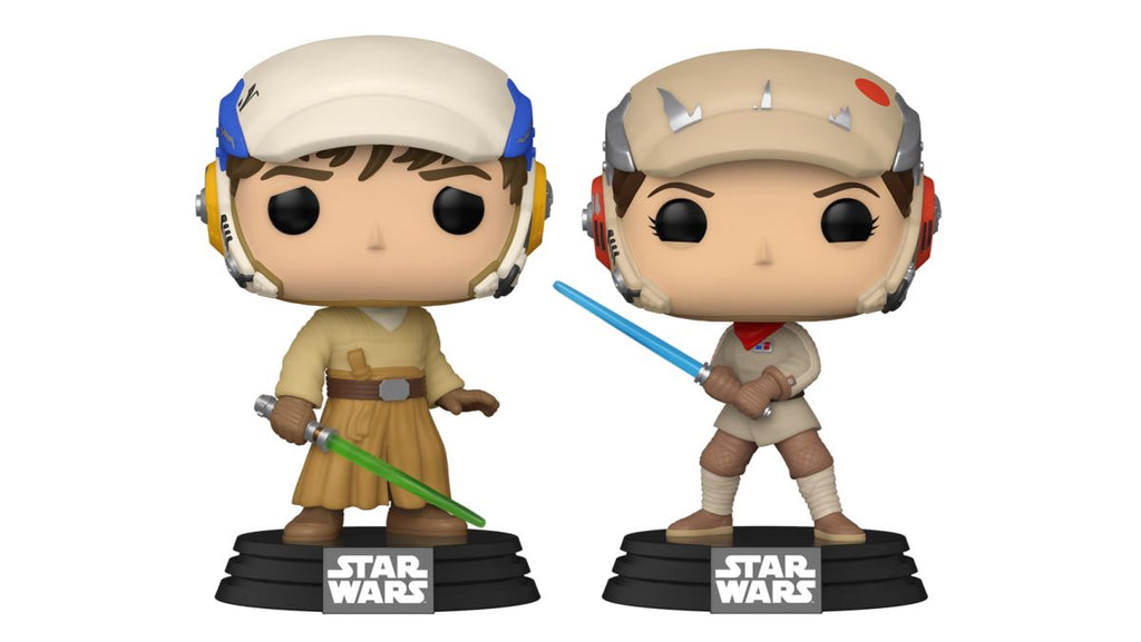 Funko Pop! Star Wars Jedi Training Princess Leia and Luke Skywalker Fall Convention Exclusive