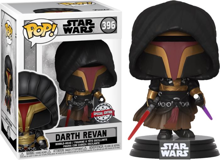 Funko Pop! Star Wars Knights of the Old Republic Darth Revan Exclusive #396 (Special Edition Sticker)