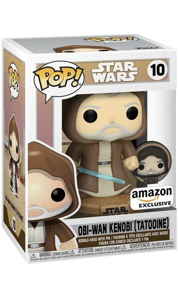 Funko Pop! Star Wars Obi-Wan Kenobi (Tatooine) & Pin Exclusive #10