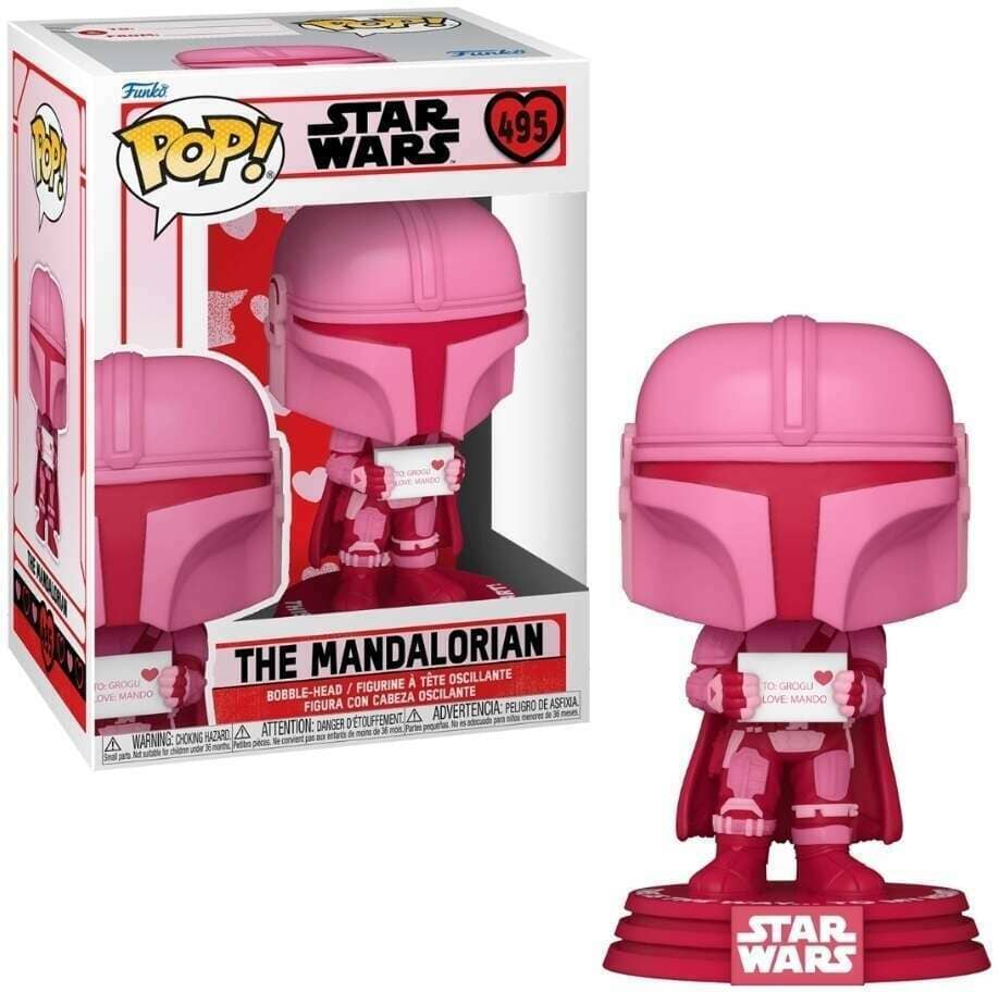 Funko Pop! Star Wars Pink The Mandalorian #495