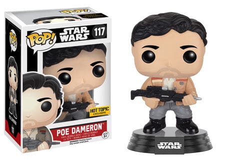 Funko Pop! Star Wars Poe Dameron (Jacket & Blaster) Exclusive #117