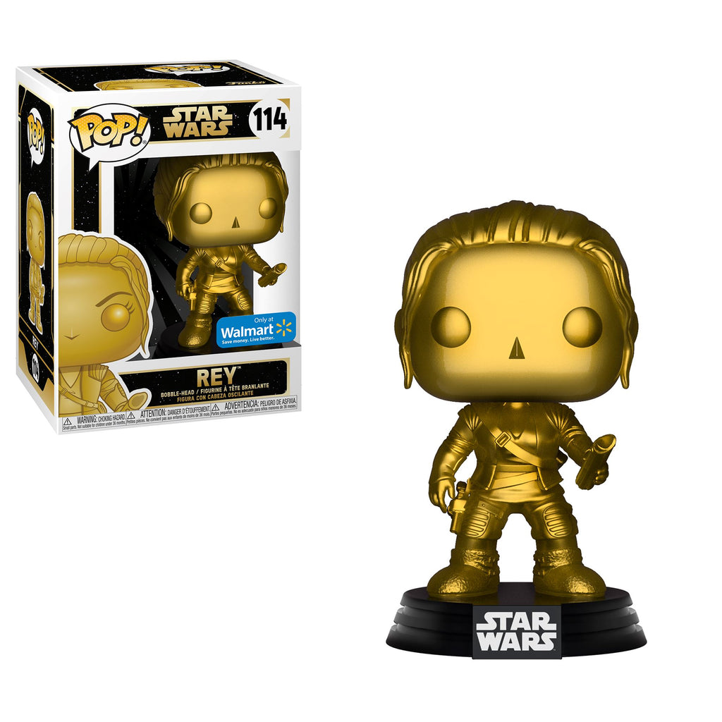 Funko Pop! Star Wars Rey (Gold Metallic) Exclusive #114