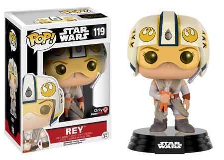 Funko Pop! Star Wars The Force Awakens Rey (X Wing Helmet) Exclusive #119