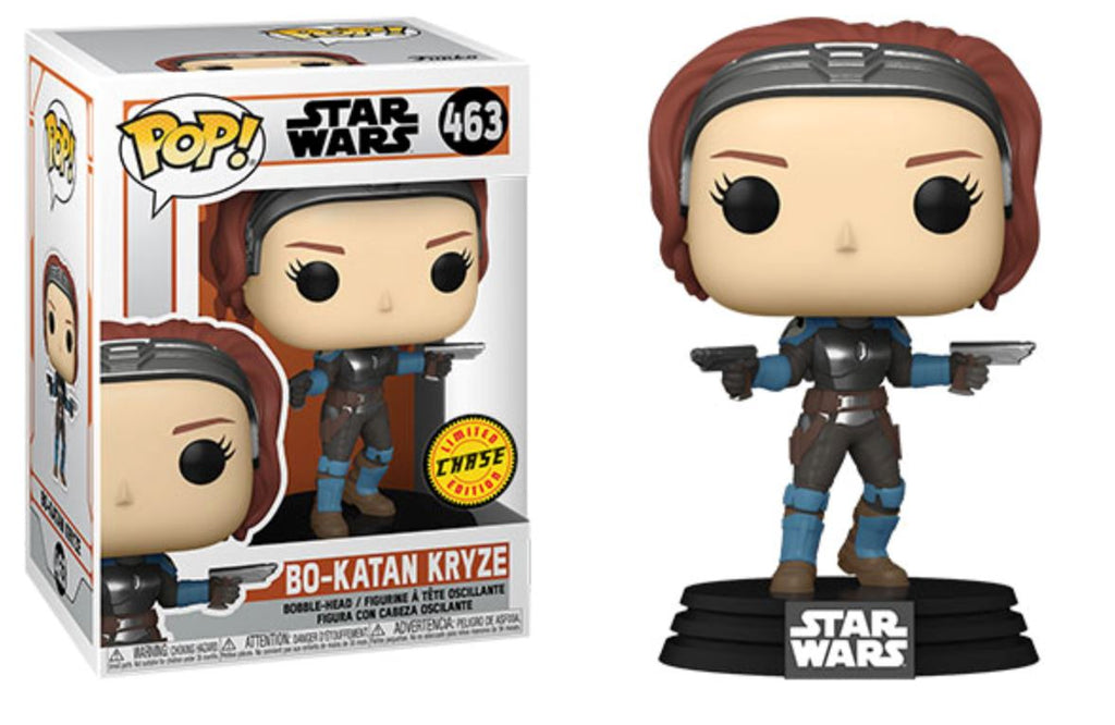 Star Wars The Mandalorian Bo-Katan Kryze (Unmasked) Chase Funko Pop! #463 w/ Protector