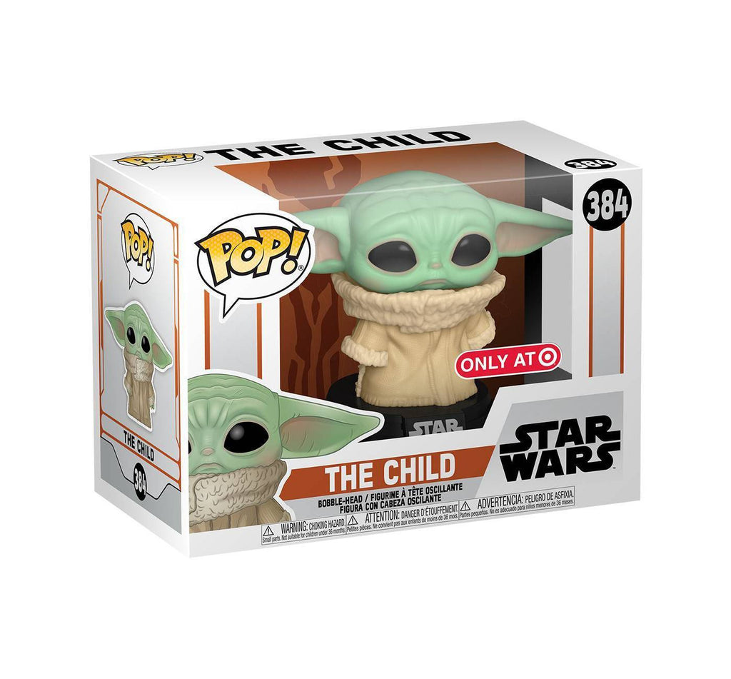 Funko Pop! Star Wars The Mandalorian The Child Concerned Exclusive (Baby Yoda)