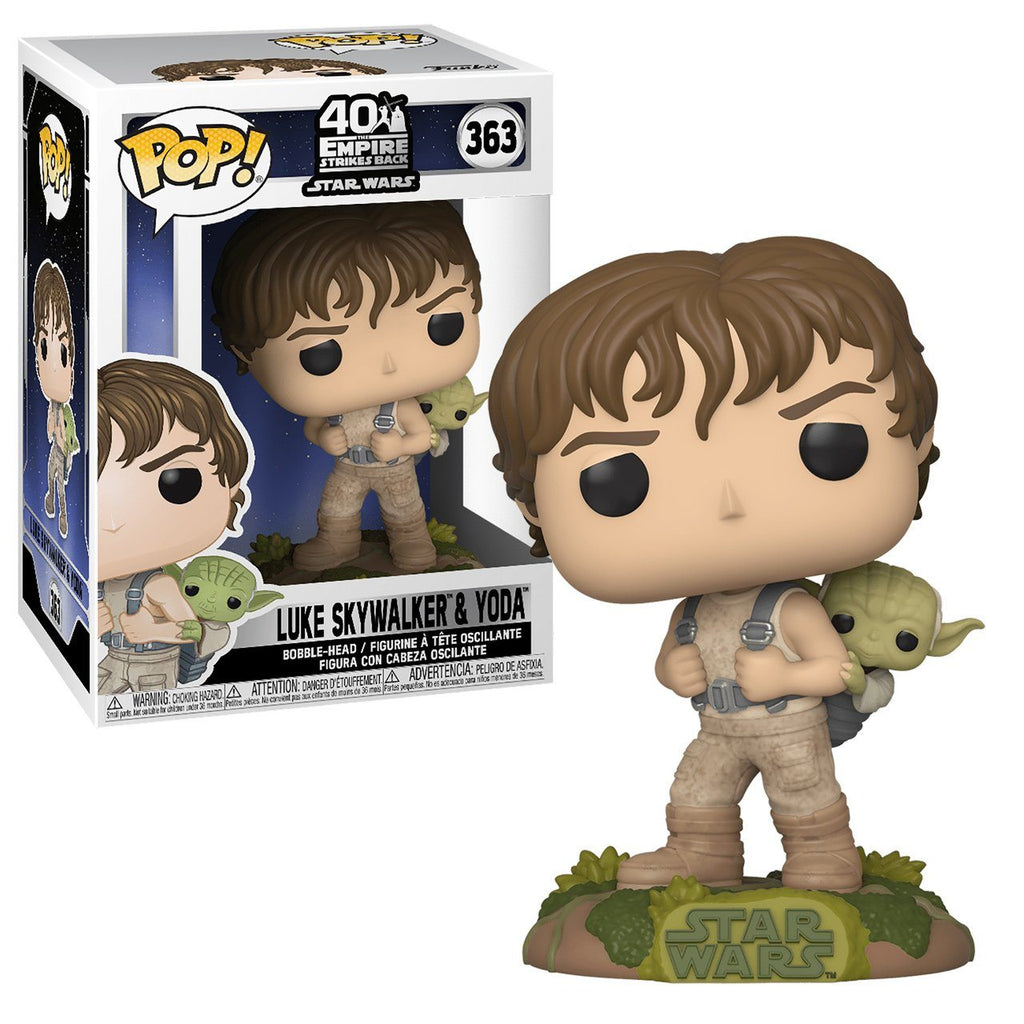 Funko Pop! Star Wars Training Luke with Yoda #363