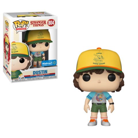 Funko Pop! Stranger Things Dustin (Camp) (Gray Tee) Exclusive #804