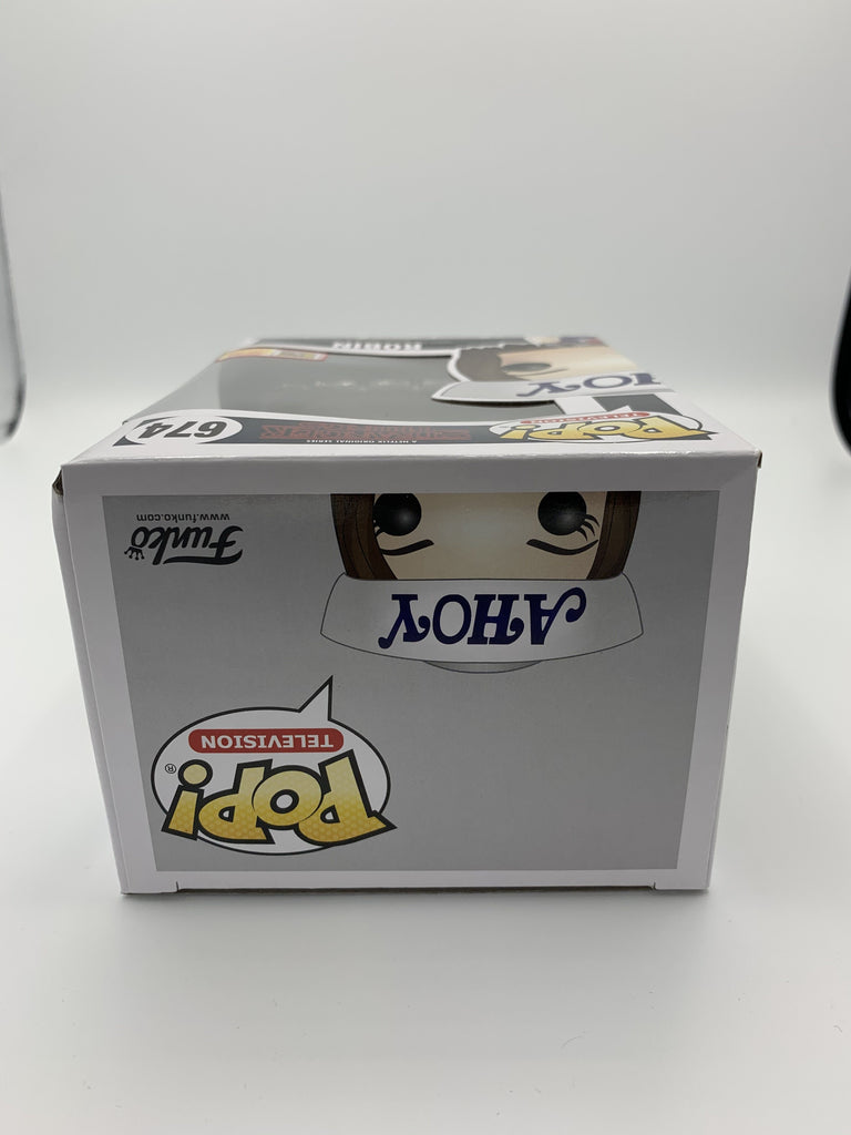 Funko Pop! Stranger Things Robin Ahoy SDCC Fundays Exclusive (1800 pcs) #674 (Shelf Wear) Listing A Funko 