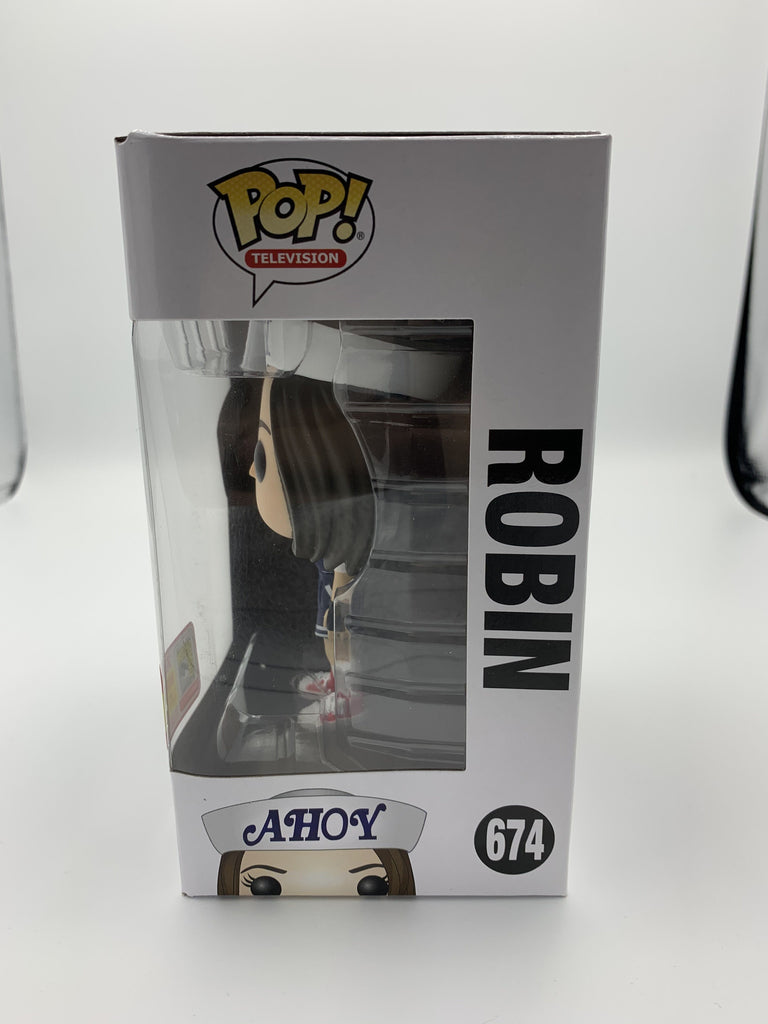 Funko Pop! Stranger Things Robin Ahoy SDCC Fundays Exclusive (1800 pcs) #674 (Shelf Wear) Listing A Funko 