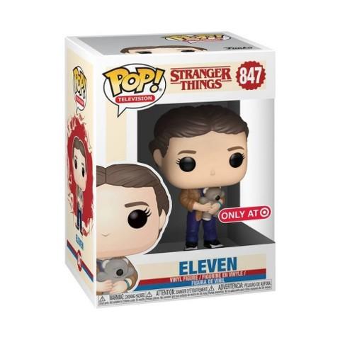 Eleven with teddy bear funko pop top