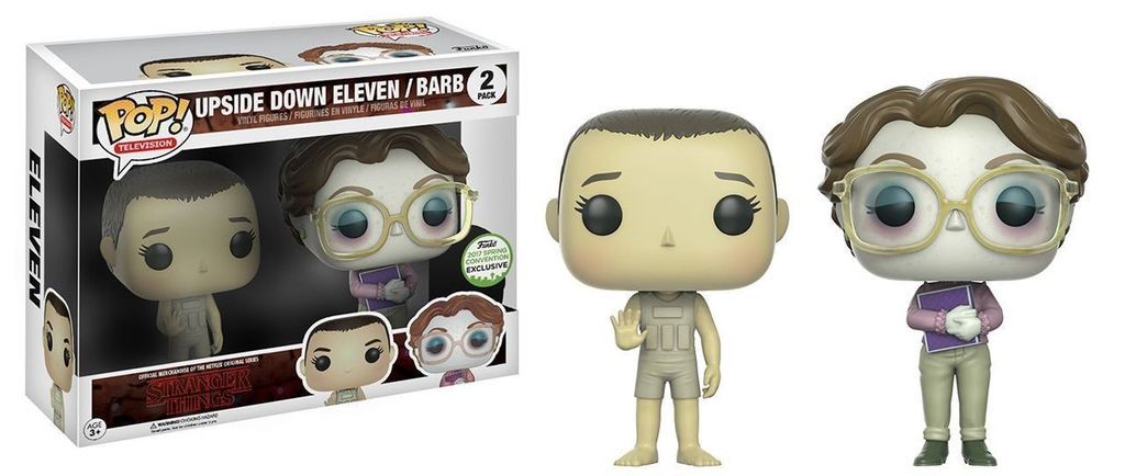 Funko Pop! Stranger Things Upside Down Eleven & Barb 2 Pack