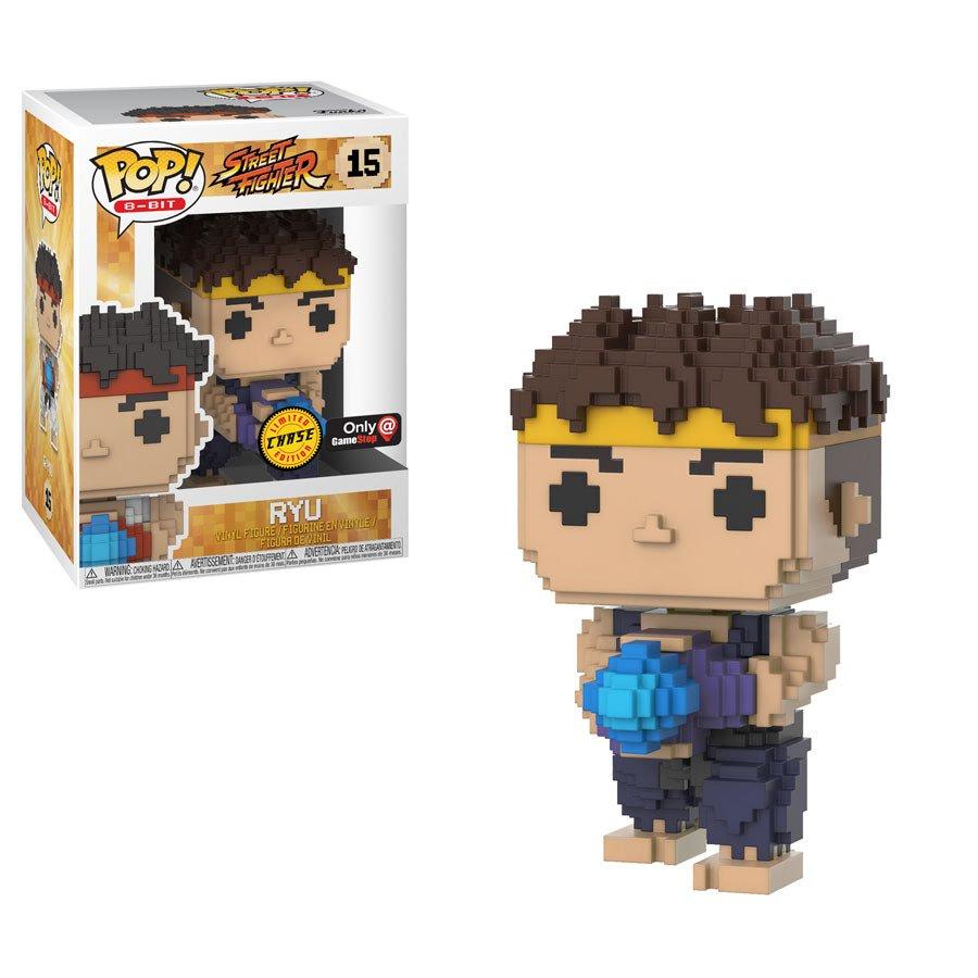 Funko Pop! Street Fighter 8 Bit Ryu Exclusive Chase #15