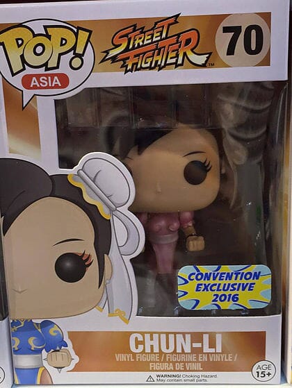 Funko Pop! Street Fighter Chun-Li (Pink Outfit) Exclusive #70 