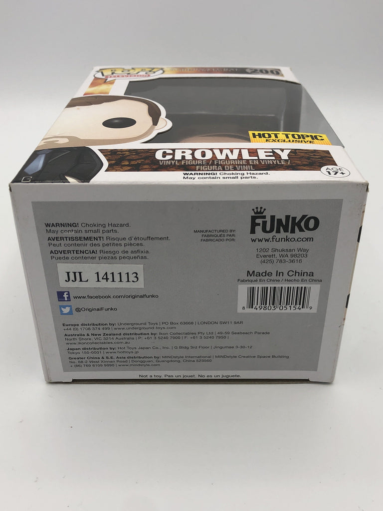 Funko Pop! Supernatural Crowley Red Eyes Exclusive #200 (Light Box Damage) Funko 