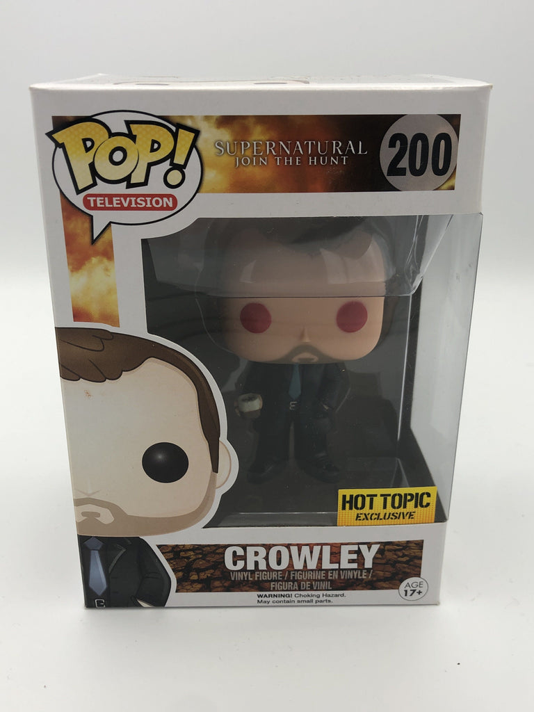 Funko Pop! Supernatural Crowley Red Eyes Exclusive #200 (Light Box Damage) Funko 