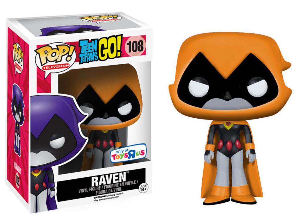 Funko Pop! Teen Titans Go Raven (Orange) Exclusive #108
