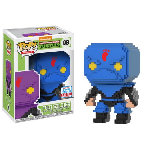 Funko Pop! Teenage Mutant Ninja Turtles (TMNT) 8 Bit Blue Foot Soldier Exclusive #09 (500 PCS)